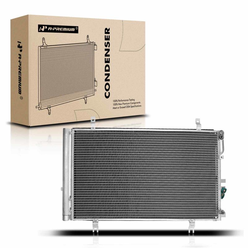 AC Condenser with Receiver Drier for Lexus LS460 2009-2017 4.6L AWD