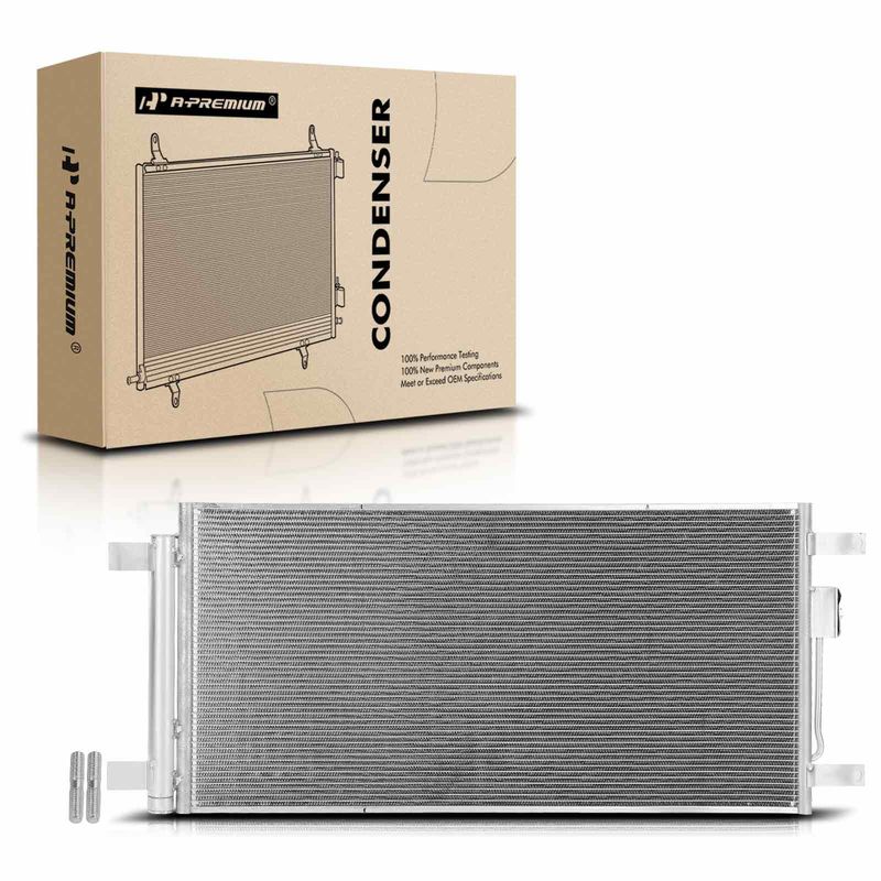 AC Condenser with Receiver Drier & Bracket for Ram 2500 3500 4500 5500 6.4L 6.7L