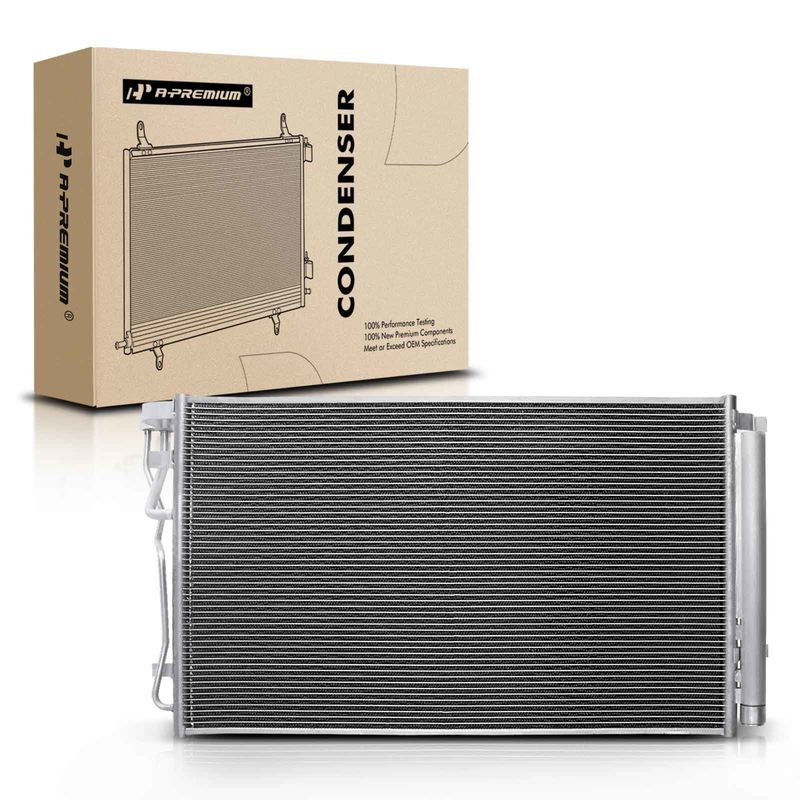AC Condenser with Receiver Drier for Kia Optima 2017-2018 L4 2.4L Sedan