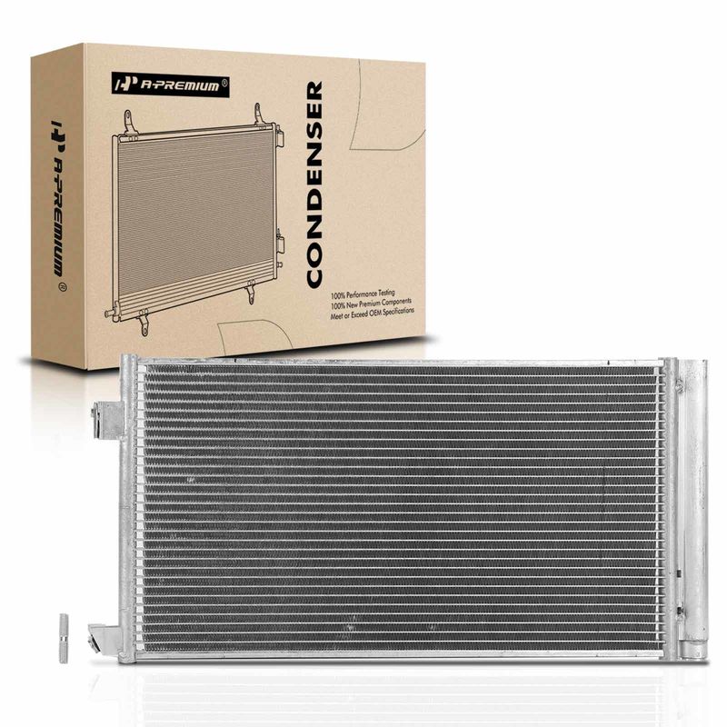 A/C Condenser with Receiver Drier for Jaguar XE 2017 L4 2.0L Diesel