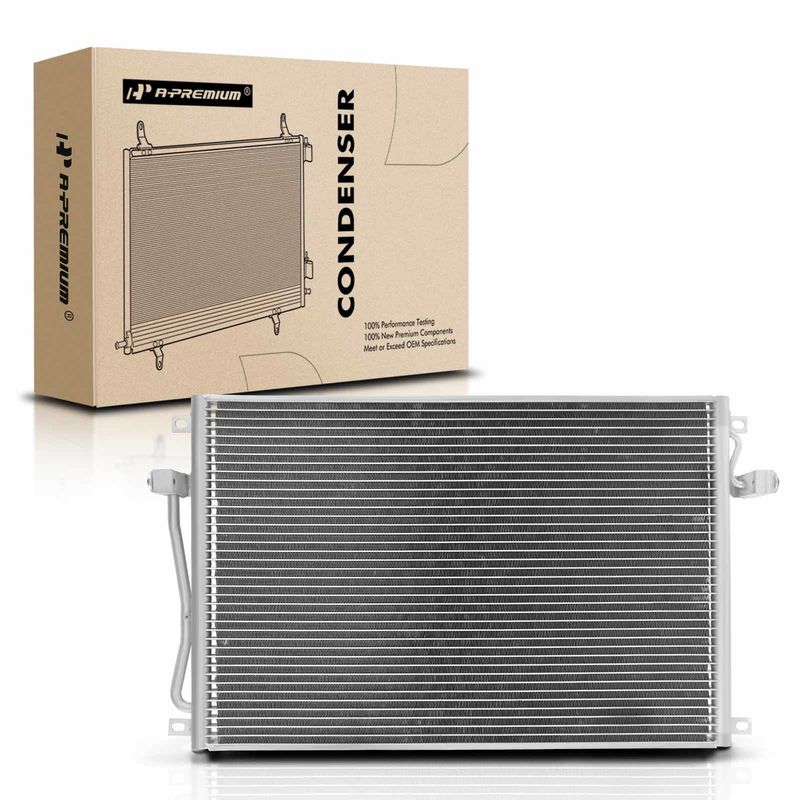 A/C Condenser without Receiver Drier for Volvo 850 C70 S70 V70 L5 2.3L 2.4L