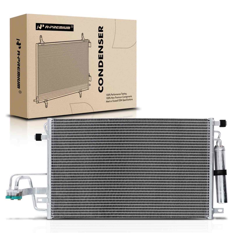 A/C Condenser with Receiver Drier for Hyundai Tucson 2005-2009 Kia Sportage