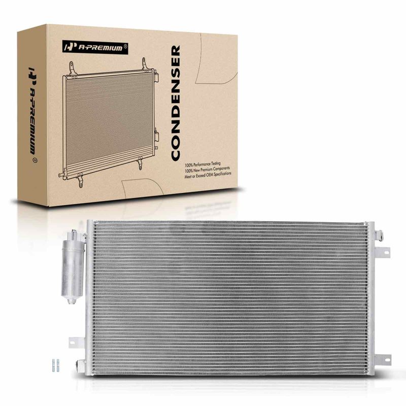 A/C Condenser with Receiver Drier for Nissan NV1500 2012-2021 NV2500 NV3500