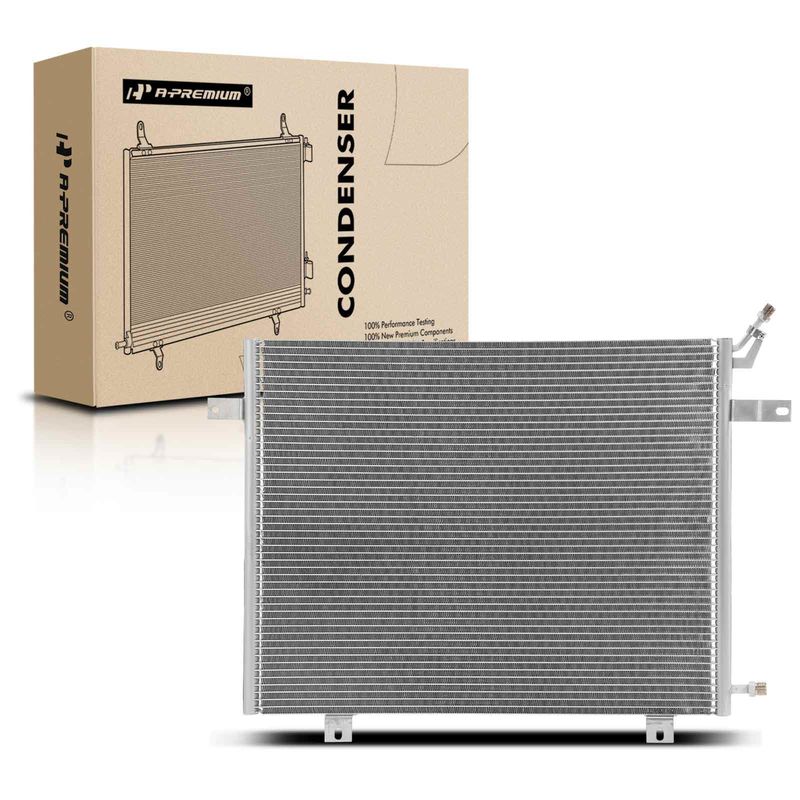 A/C Condenser without Receiver Drier for Freightliner FL106 FL112 FL50 FL70 FL80