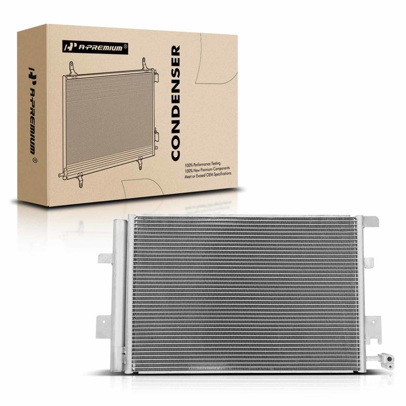 A/C Condenser with Receiver Drier for Chevrolet Corvette 2005-2013 Cadillac XLR