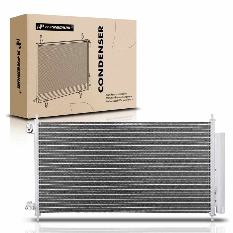 A/C Condenser with Receiver Drier for Acura TL 2004-2008 V6 3.2L 3.5L