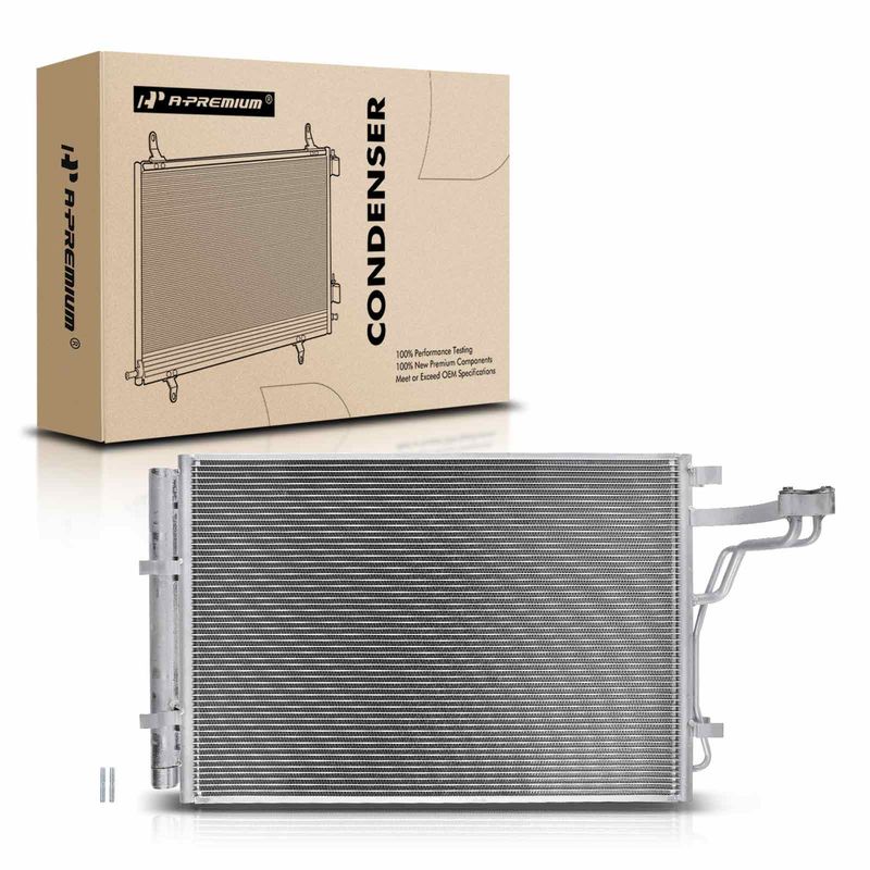 A/C Condenser with Receiver Drier for Kia Soul 2014 2015 2016 1.6L 2.0L
