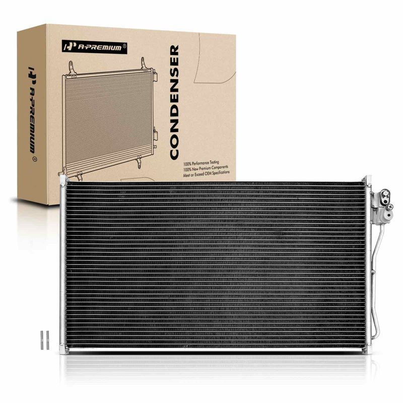 A/C Condenser without Receiver Drier for Ford Mustang 1999-2004 3.8L 3.9L 4.6L