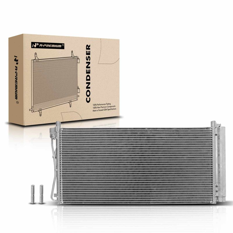 A/C Condenser with Receiver Drier for Hyundai Azera Sonata Kia Magentis Optima