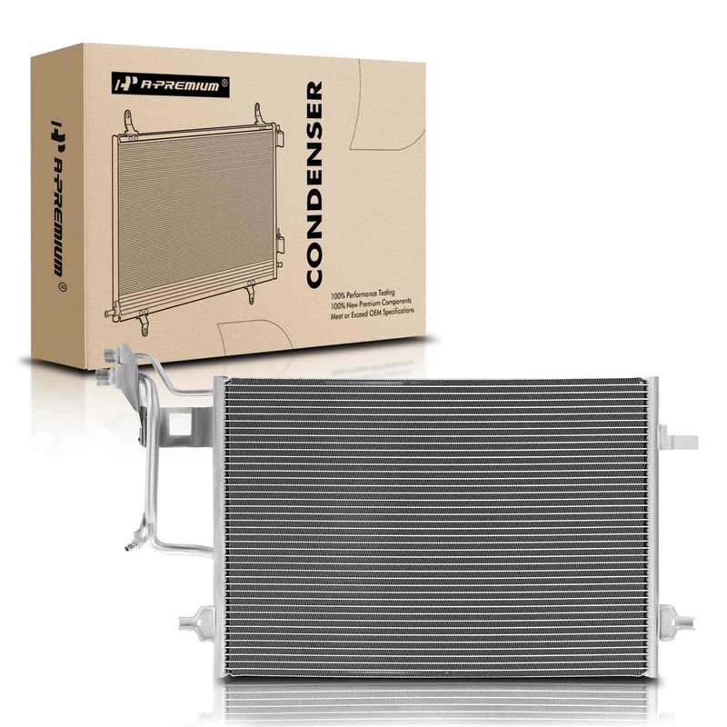 A/C Condenser without Receiver Drier for Audi A4 1996-2002 Volkswagen Passat