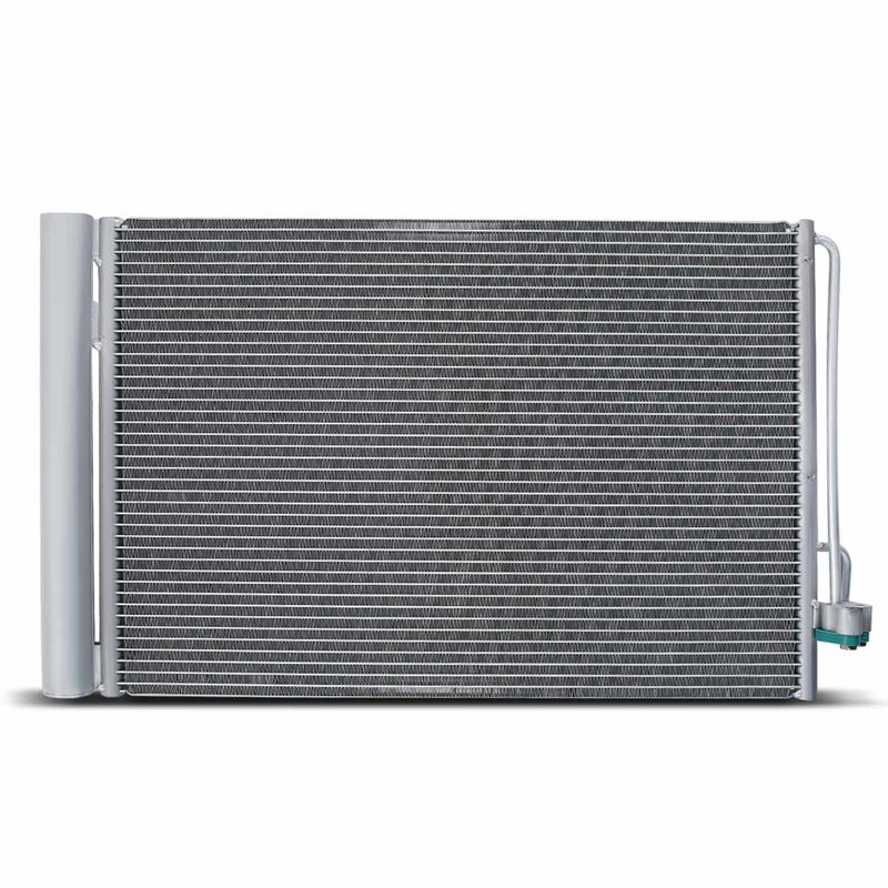 AC Condenser with Receiver Drier for BMW 525i 528i 530i 550i 645Ci 650i M5 M6
