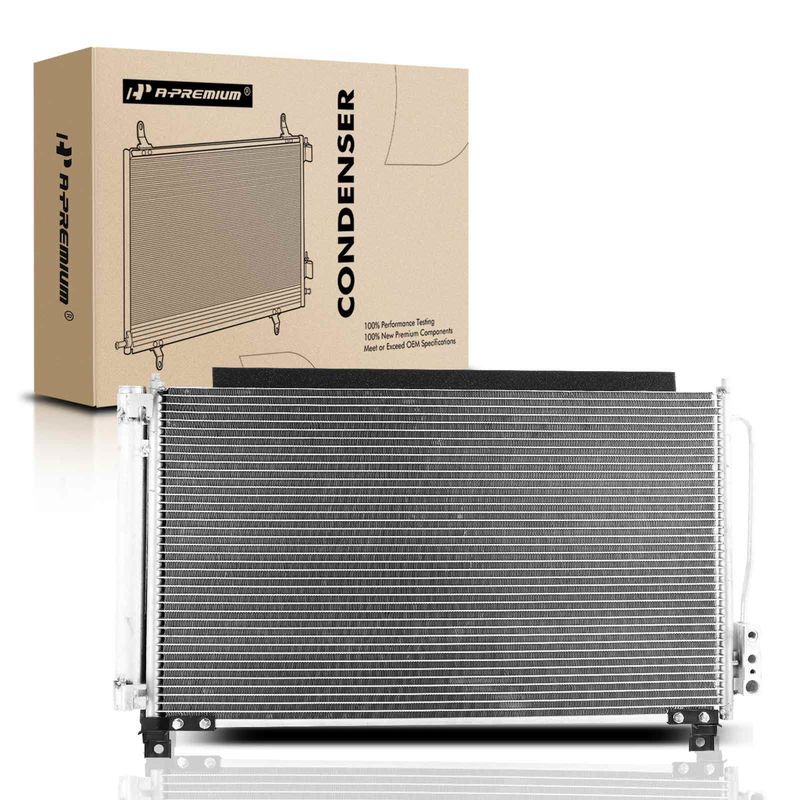 AC Condenser with Receiver Drier for Infiniti Q50 14-19 3.5L 3.7L