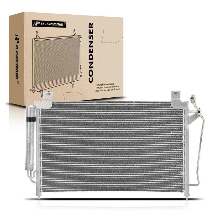 A/C Condenser with Receiver Drier for Mazda CX-7 2007-2012 L4 2.3L 2.5L