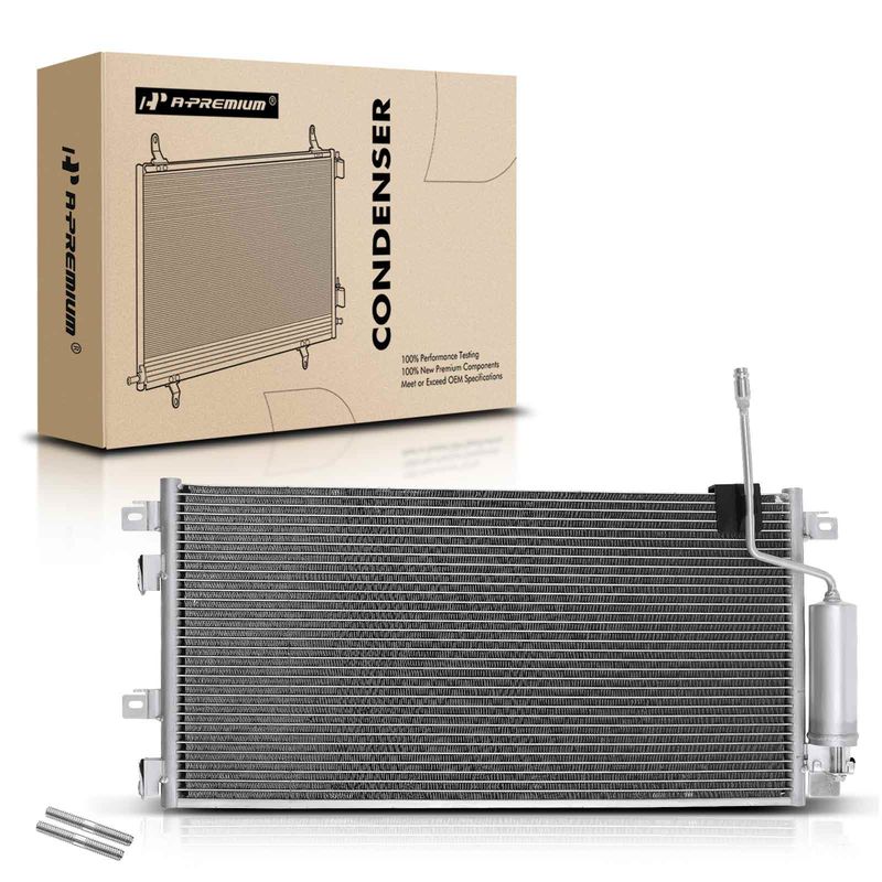 AC Condenser with Receiver Drier for Ford Focus 2008-2011 L4 2.0L L5 2.5L