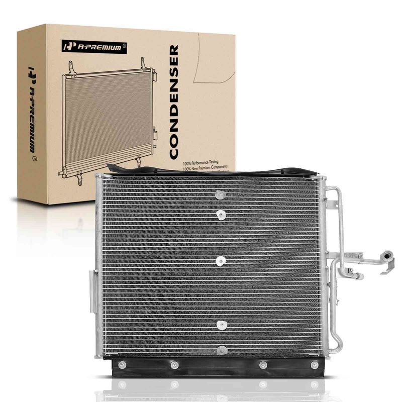 AC Condenser without Receiver Drier for Mercedes-Benz W124 W210 300CE 300D E300