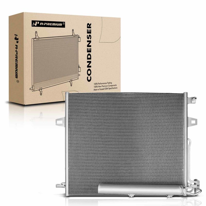AC Condenser with Receiver Drier for Mercedes-Benz ML350 GL450 R350 ML500 ML320