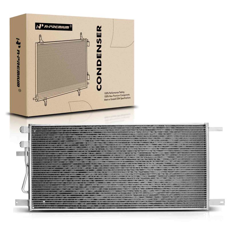 AC Condenser without Receiver Drier for Ford F-250 F-350 Super Duty 2008-2010