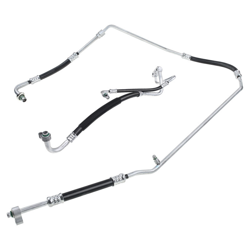 2x AC Suction & Discharge & Liquid Line Hoes Assembly for Ford Focus 2004 2.3L