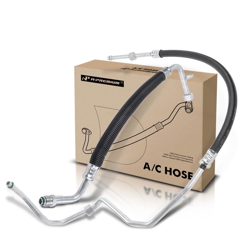 2x AC Manifold Hose Assembly for Jeep Cherokee 1994-1996 L6 4.0L