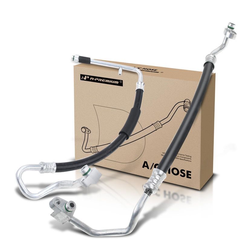 2x AC Manifold Hose Assembly for Nissan Frontier Xterra 2003 2004 V6 3.3L