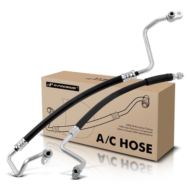 2x AC Manifold Hose Assembly for Honda CR-V 2007-2011 L4 2.4L Petrol