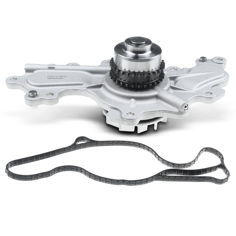 Engine Water Pump with Gasket for Ford Explorer Fusion Lincoln MKT Mazda 6 CX-9