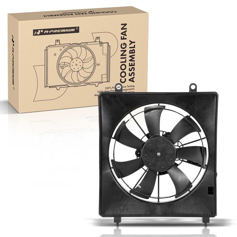 Right A/C Condenser Cooling Fan Assembly for Acura TLX 2015-2020 Honda Accord