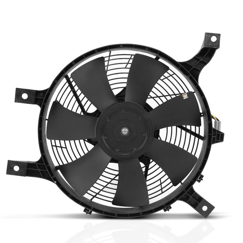 A/C Condenser Cooling Fan Assembly for Nissan Frontier 99-00 Xterra 2000 V6 3.3L