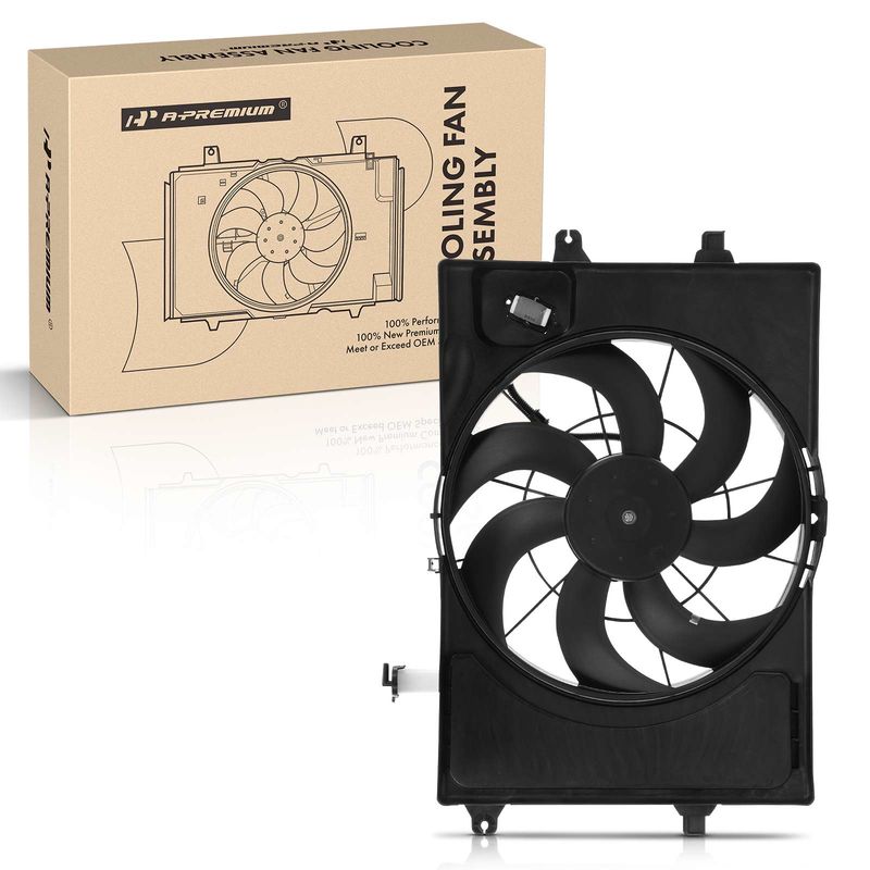 Engine Radiator Cooling Fan Assembly for Kia Seltos 2021-2022 Soul Hyundai