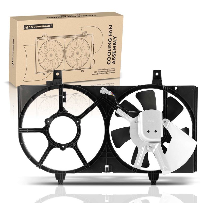 Engine Radiator Cooling Fan Assembly for Nissan Sentra 2000-2001 L4 1.8L L4 2.0L