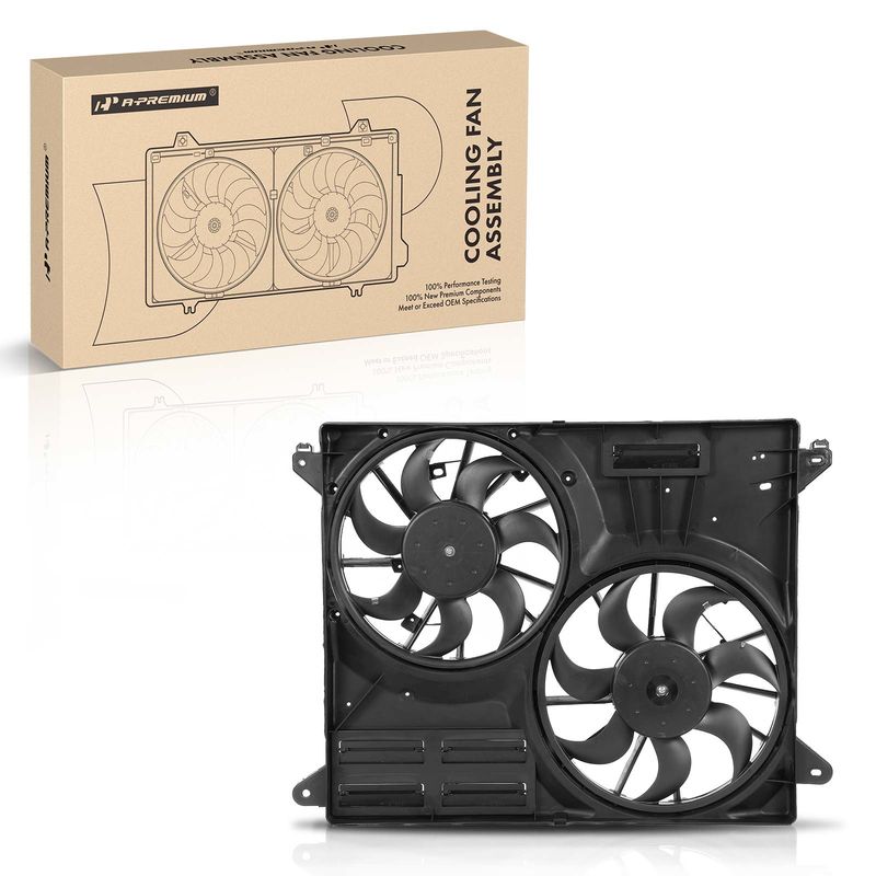 Engine Radiator Cooling Fan Assembly for Ford Edge 15-20 Lincoln MKX Nautilus