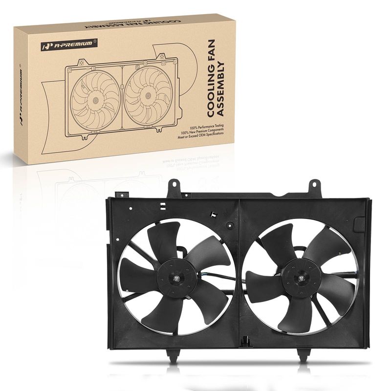 Engine Radiator Cooling Fan Assembly with Shroud for Nissan Murano 2003-2007