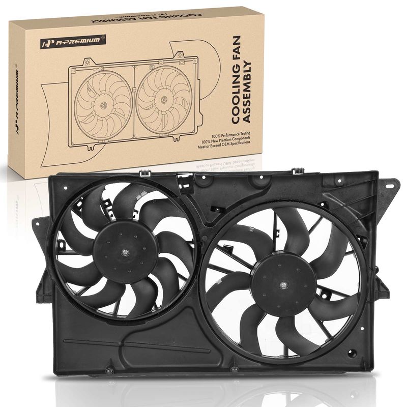 Engine Radiator Cooling Fan Assembly for Ford Explorer 16-19 Taurus 13-19