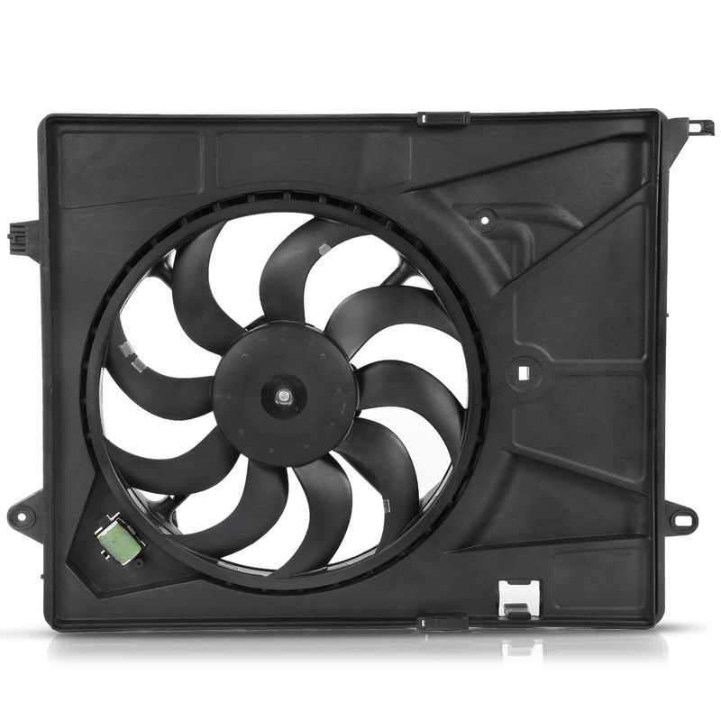Engine Radiator Cooling Fan Assembly with Shroud for Chevrolet Trax 13-14 1.4L