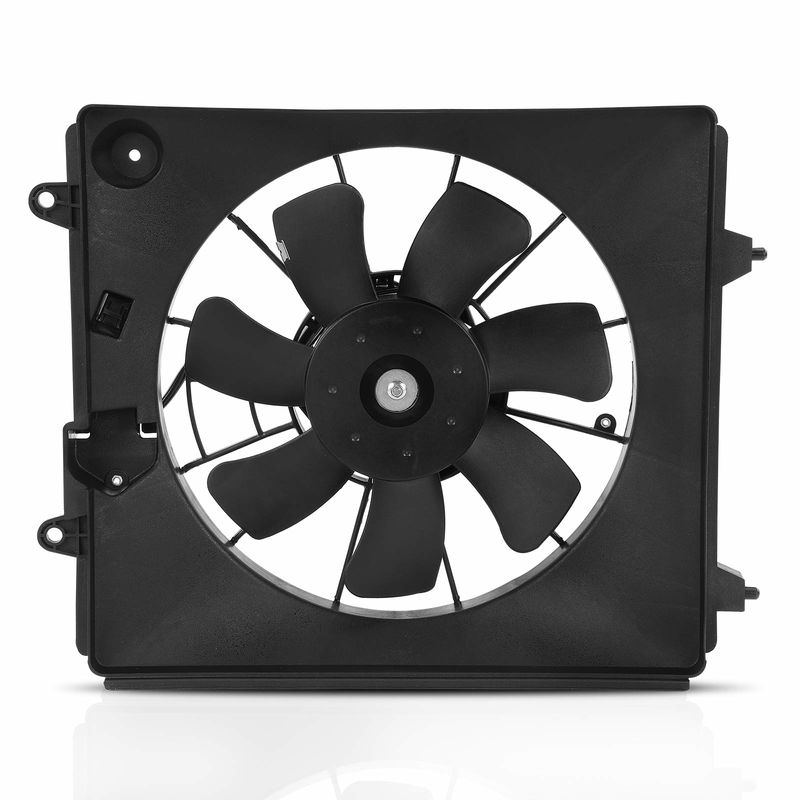 A/C Condenser Cooling Fan Assembly with Shroud for Honda CR-V 2007-2009 L4 2.4L