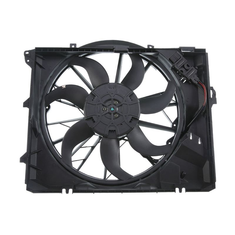 Radiator Cooling Fan Assembly 4-Pins 600W for BMW E90 E91 E92 E93