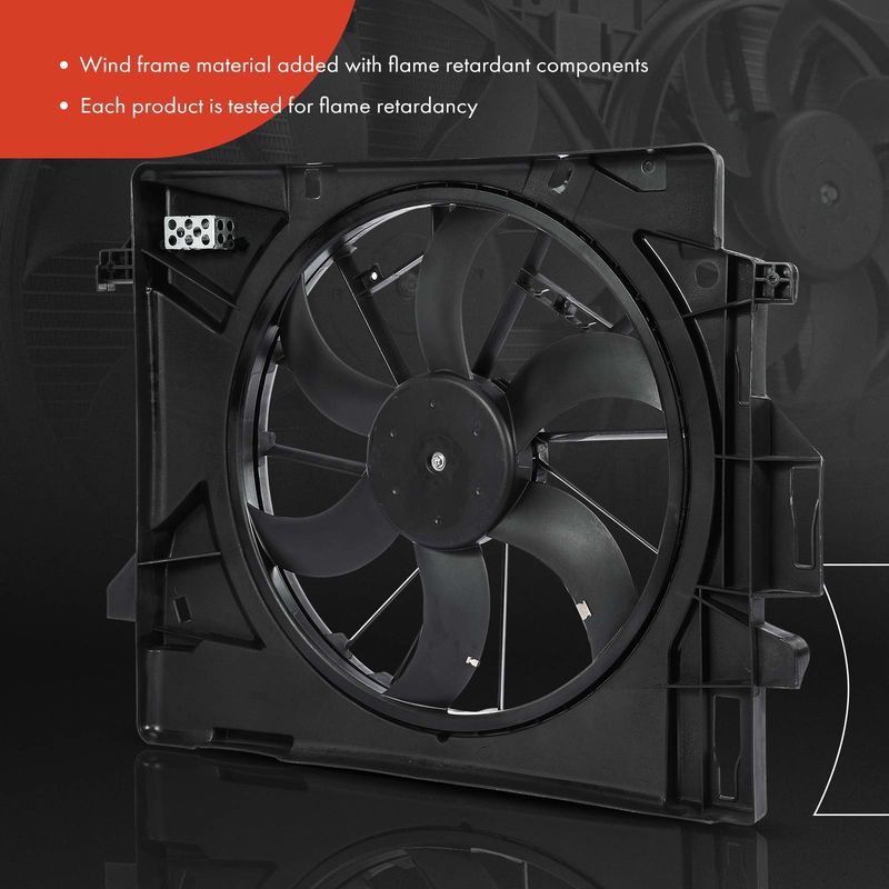 Engine Radiator Cooling Fan Assembly for Chrysler Town & Country Dodge VW Ram