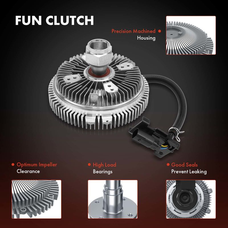 Radiator Fan Clutch for Ford F-150 2011-2014 F-250 F-350 Super Duty 2011-2016