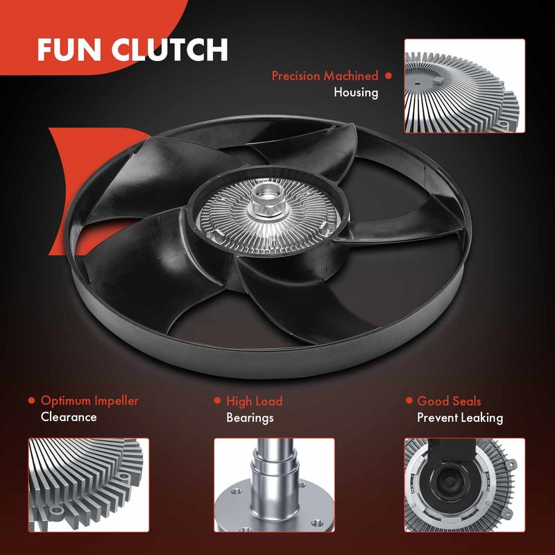 Radiator Cooling Fan Clutch for Dodge Sprinter 2500 3500 2007-2009 Freightliner