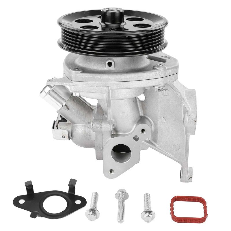 Engine Water Pump with Thermostat for Chevy Malibu Equinox GMC Canyon Buick Regal