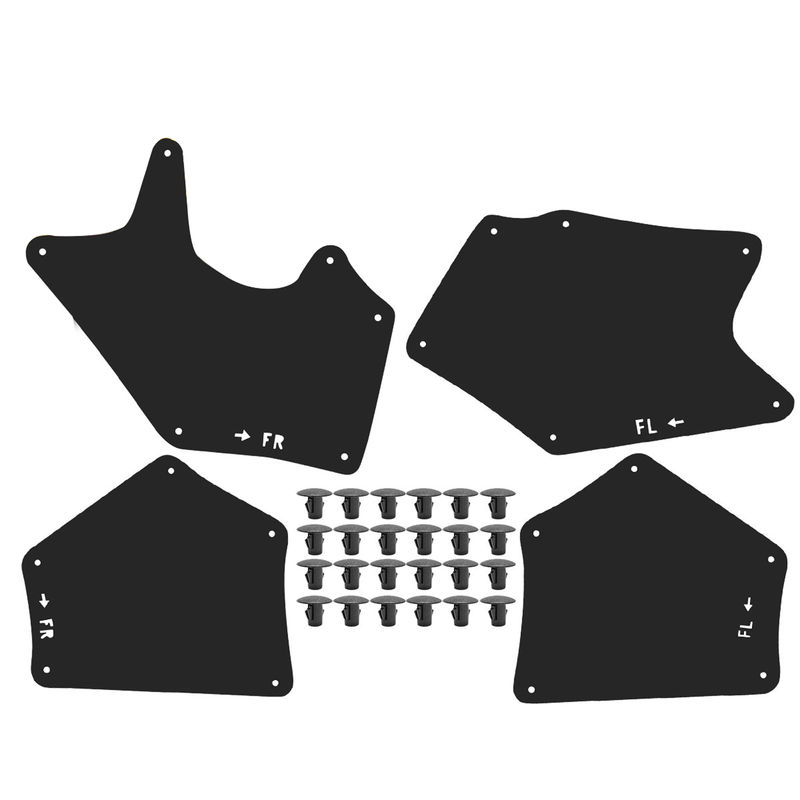 4x Front & Rear Fender Liner Guard for Toyota Sequoia Tundra 07-20 Pickup SUV