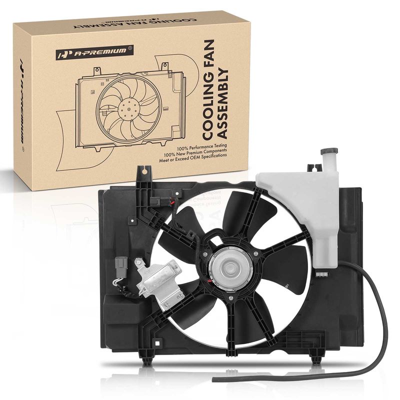 Engine Radiator Cooling Fan Assembly with Shroud for Nissan Versa 2007-2012