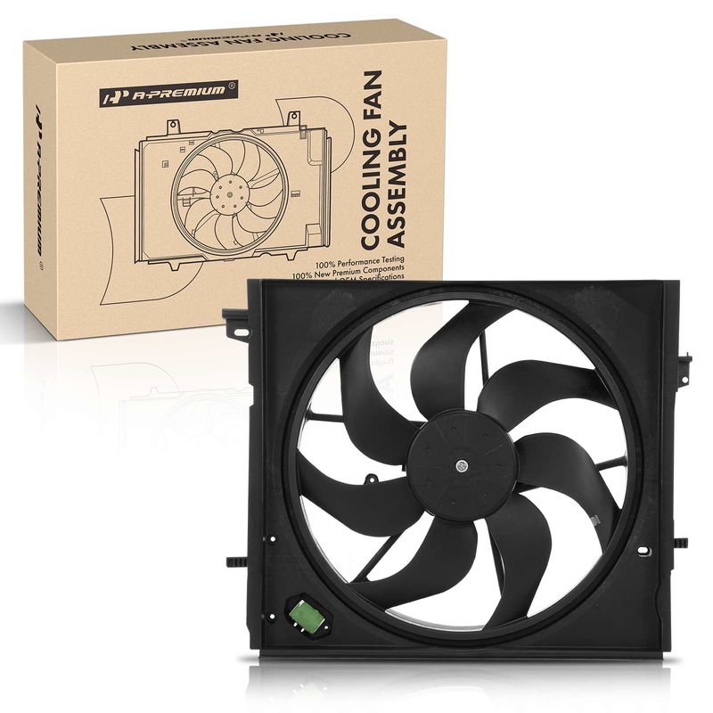 Engine Radiator Cooling Fan Assembly for Nissan Rogue Sport 2017-2019 2.0L