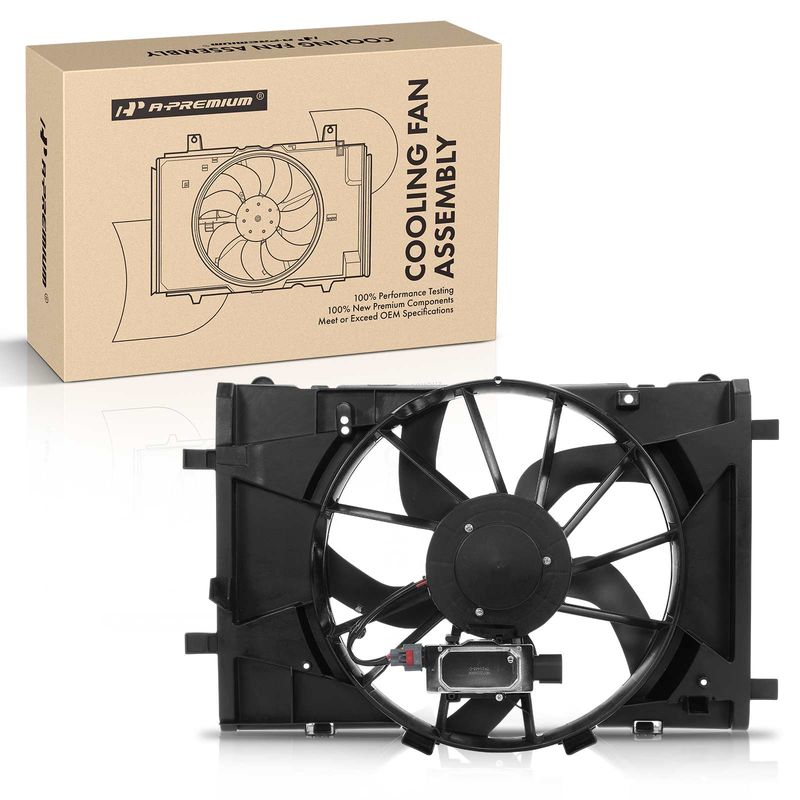 Engine Radiator Cooling Fan Assembly for Ford Fusion 10-12 Lincoln Mercury