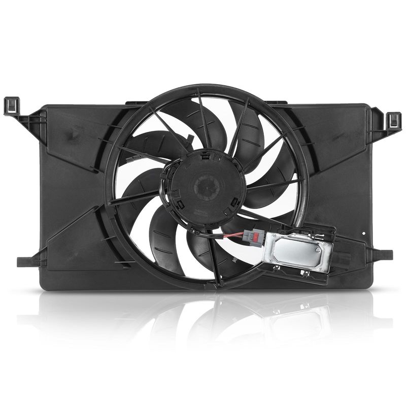 Engine Radiator Cooling Fan Assembly with Shroud for Ford Focus 2012-2018