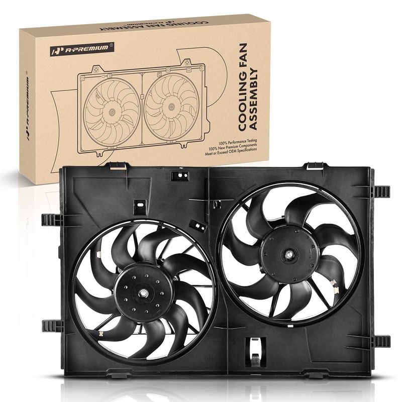 Engine Radiator Cooling Fan Assembly with Motor for Lincoln MKZ 2007-2009 3.5L