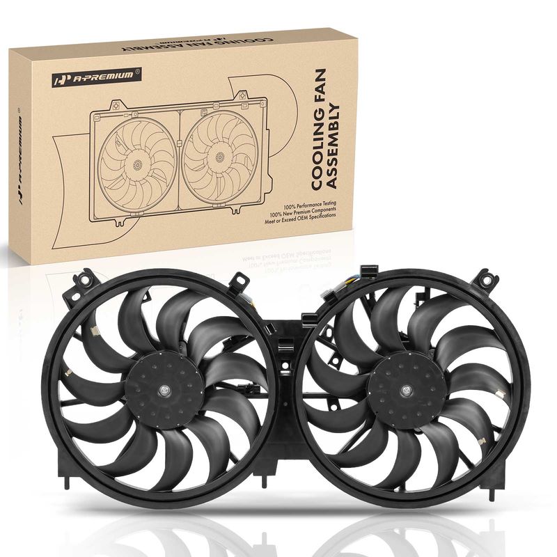 Engine Radiator Cooling Fan Assembly for Nissan Murano 2009-2014 Quest 3.5L