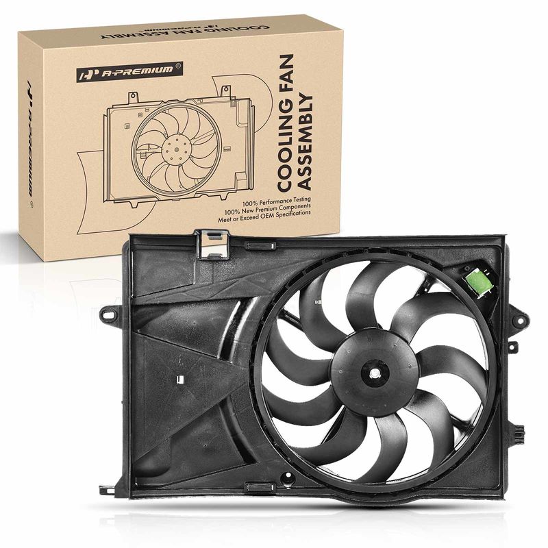 Engine Radiator Cooling Fan Assembly with Shroud for Chevrolet Sonic 2012-2019