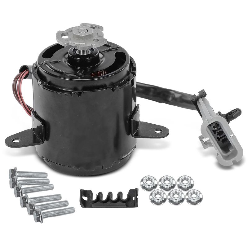 Left Radiator Fan Motor for Buick Terraza 2005-2006 Chevrolet Pontiac Saturn