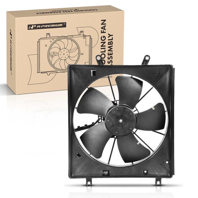 Engine Radiator Cooling Fan Assembly with Shroud for Acura TL 04-08 3.2L 3.5L